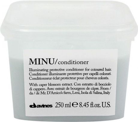 Davines Защитный кондиционер для сохранения косметического цвета волос Essential Haircare Minu Conditioner, 250 мл