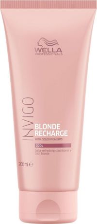 Wella Invigo Blond Recharge Оттеночный бальзам-уход для холодных светлых оттенков, 200 мл