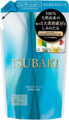 Кондиционер для волос Shiseido Tsubaki Smooth, разглаживающий, с маслом камелии, 330 мл