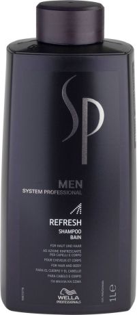 Wella SP Освежающий шампунь Men Refresh Shampoo, 1000 мл