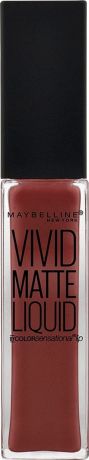 Maybelline New York Жидкая матовая губная помада "Vivid Matte", тон №37, 8 мл