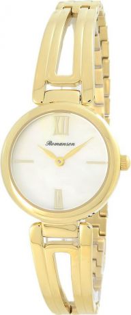 Часы наручные женские Romanson, цвет: золотистый. RM7A02LLG(WH)