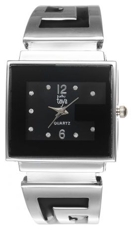 Часы наручные женские Taya, цвет: серебристый, черный. T-W-0402