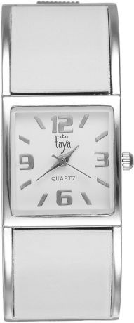 Часы наручные женские Taya, цвет: серебристый, белый. T-W-0407