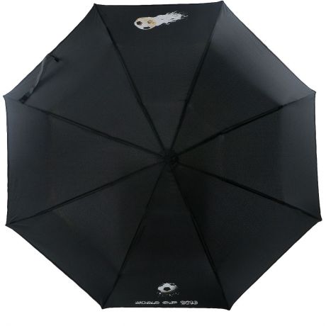 Зонт ArtRain, механический, 3 сложения, цвет: черный. 3517-1734