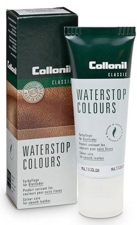 Крем для обуви Collonil "Waterstop Colours", снего-водоотталкивающий, цвет: белый, 75 мл