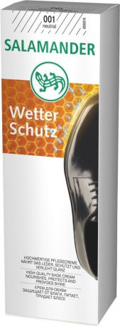 Крем для обуви "Salamander. Wetter Schutz", цвет: нейтральный, 75 мл