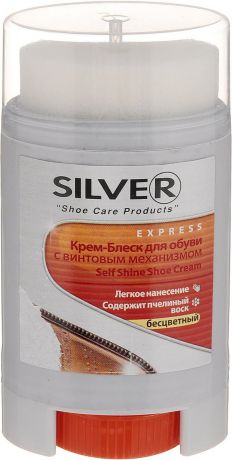 Крем-блеск для обуви Silver "Premium Comfort", цвет: прозрачный, 50 мл. KS1008-03/48