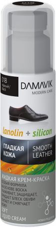 Крем-краска для обуви "Damavik", цвет: черный, 75 мл