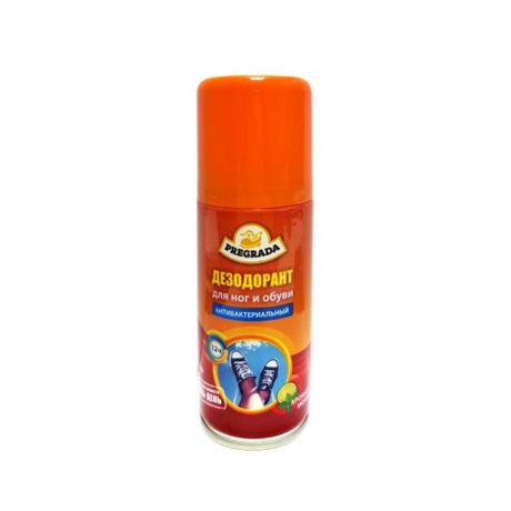 Аэрозоль дезодорант Pregrada "Защита от запаха", для ног и обуви, 100 мл