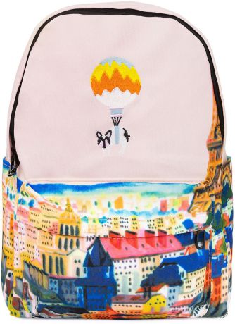 Рюкзак женский Kawaii Factory "Собака на воздушном шаре", цвет: розовый. KW102-000509