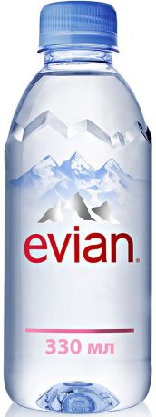 Evian вода минеральная природная столовая негазированная, 0,33 л