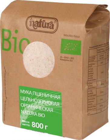 Zito Natura Bio Мука пшеничная цельнозерновая, 800 г