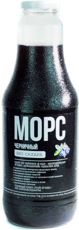 Морс Домашние Рецепты, черничный, 1 л