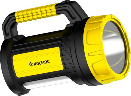 Фонарь ручной Космос "KOCAc2005W_Ex", аккумуляторный, цвет: черный, желтый