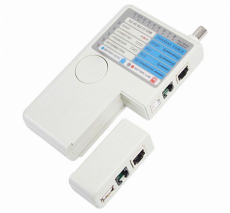 Тестер кабеля универсальный Rexant "HT-2468B", для RJ-45+RJ-11+RJ-12+USB+BNC