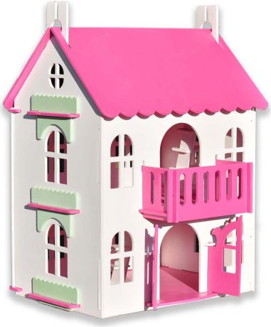 Woodlines Кукольный домик Арина цвет розовый