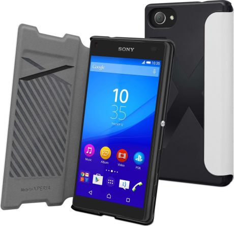 Чехол для сотового телефона Muvit MFX Easy Folio Case для Sony Xperia Z5 Compact, SEEAF0035, белый