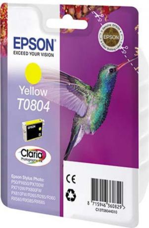 Картридж Epson T0804 (C13T08044011), желтый