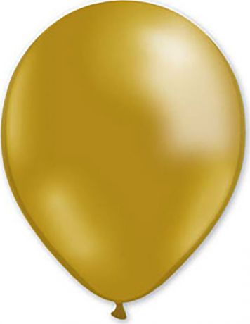 Воздушный шарик Miland, металлик золотой, 100 шт, 31 см