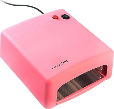 Лампа для маникюра Luazon Home LUF-15, UV, розовый