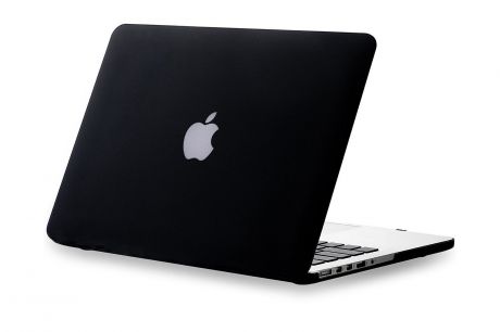 Чехол для ноутбука Gurdini накладка пластик матовый 220073 для Apple MacBook Retina 15" 2012-2015, черный