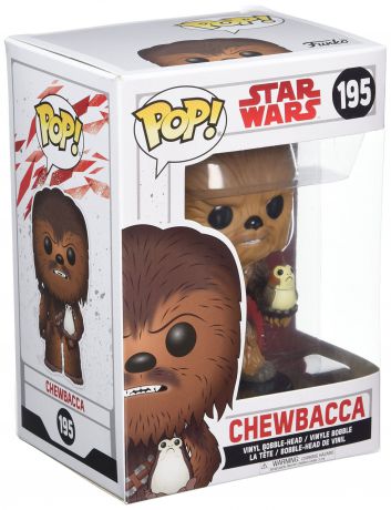Фигурка Funko POP Star Wars: The Last Jedi - Chewbacca with Porg (Чубакка с Поргом)