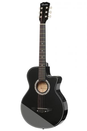 Акустическая гитара COWBOY 38C BK, черный