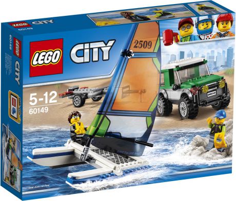 LEGO City Конструктор Внедорожник с прицепом для катамарана 60149