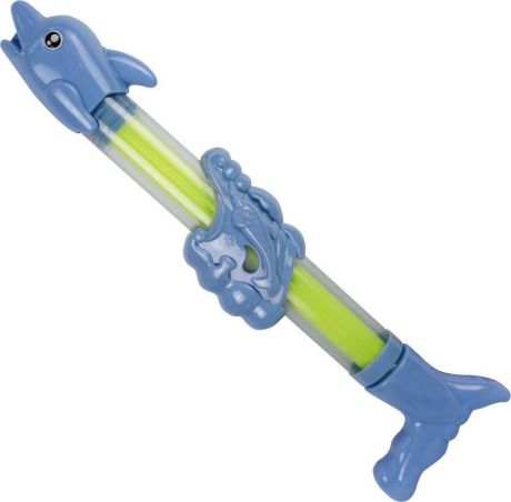 Игрушечное оружие 1TOY Аквамания Водяная помпа Дельфин Крокодил, Т59465, 47 см