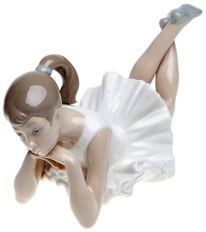 Статуэтка Lladro "Балерина отдыхает". Фарфор, ручная роспись. Испания (Валенсия), 1980-е гг.