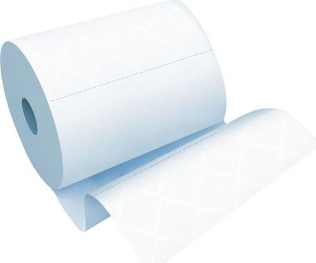 Бумажные полотенца для держателя OfficeClean, 262647, белый, 1-слойные, 280 м