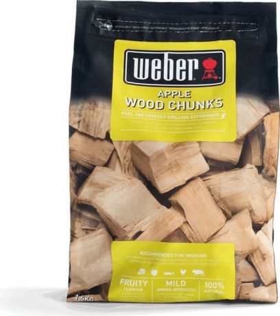 Дрова для копчения Weber Яблоко, 1,5 кг