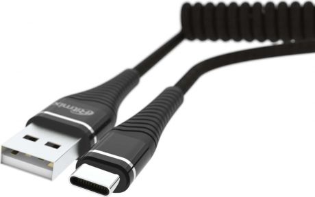 Кабель Ritmix RCC-434 USB - USB Type C, черный, 1 м