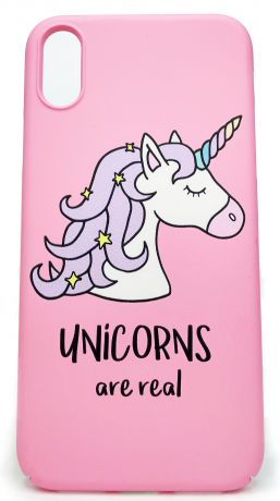 Чехол ONZO UNICORN для Apple iPhone 7/8, розовый, Unicorn are real