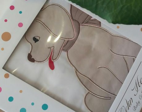 Комплект белья для новорожденных Gelin home DOGGY, бежевый, бежевый