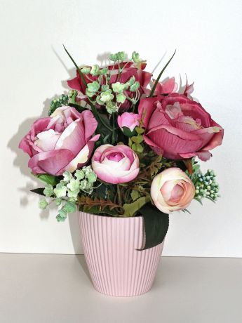 Искусственные цветы 403408, темно-розовый