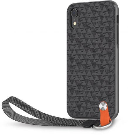 Чехол для сотового телефона Moshi Altra с ремешком на запястье для iPhone XR, черный