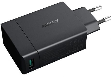 Зарядное устройство AUKEY USB-C 29Вт 1 порт с Power Delivery 2.0 и переходником на два USB-A