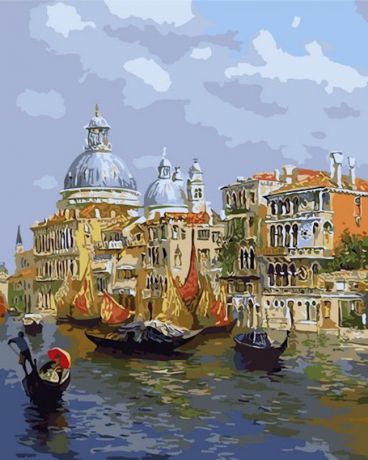 Набор для рисования по номерам Цветной "Лазурь Венеции", 40 х 50 см