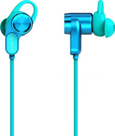 Наушники Orico с микрофоном, беспроводные, регулятором звука и магнитным креплением вкладышей, SOUNDPLUS-P9S-BL, синий