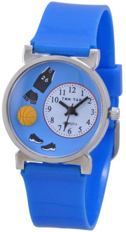 Часы Тик-Так Н103-1 баскетбол, синий