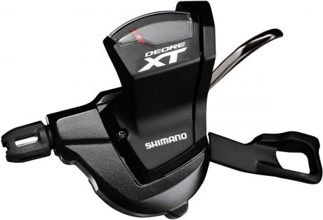 Шифтер Shimano XT, M8000, левый, 2/3 скорости с оплеткой, ISLM8000LBP2