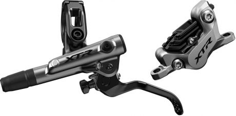 Тормоз для велосипеда Shimano XTR, M9120, BL левый/BR передний, полимерные колодки с кулером, 1000 мм, IM9120KLFPSA100