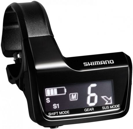 Информационный дисплей Di2 Shimano, MT800, порт E-tube, порт для зарядки, под руль 31.8 мм и 35.0 мм, ISCMT800B
