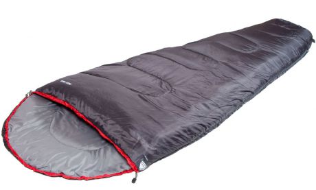 Спальный мешок TREK PLANET "Easy Trek", правая молния, цвет: антрацит, красный