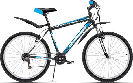 Велосипед горный Challenger Agent, 8712003000, черный, синий, рама 18", колесо 26"