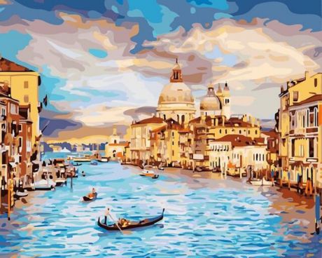 Набор для рисования по номерам Цветной "Очарование Венеции", 50 х 40 см