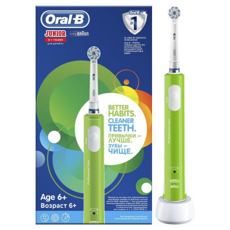 Электрическая зубная щетка Braun Oral-B D16.513.1, 80313272, светло-зеленый