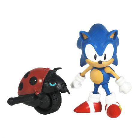 Фигурка Sonic "Sonic & Moto Bag", с божьей коровкой